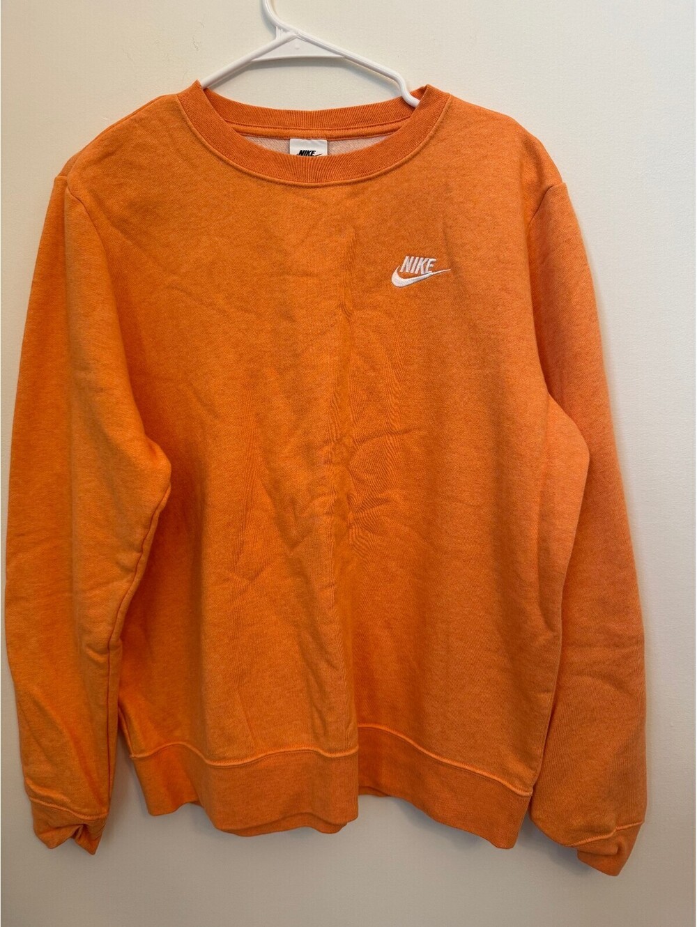 Nike orange crewneck sweatshirt